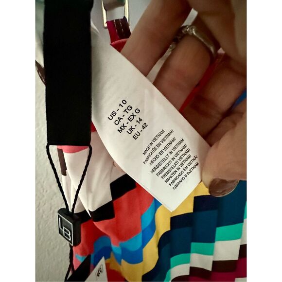 NWT La Blanca Slice Of Paradise One Piece Swimsuit  Size 10 - Picture 8 of 11